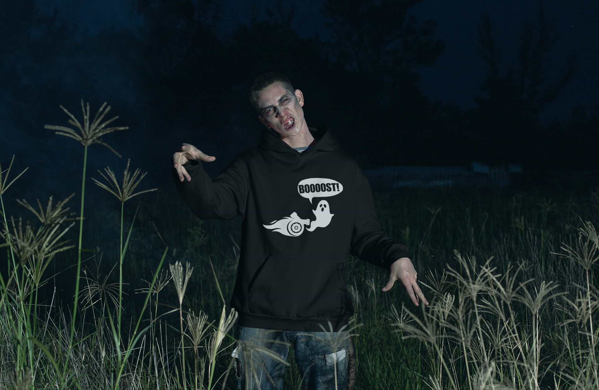 BOOOst Hoodie - Tuners Shirts | Car Apparel | Tuner Car Shirts